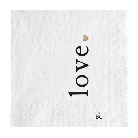 Tovaglioli in carta Love