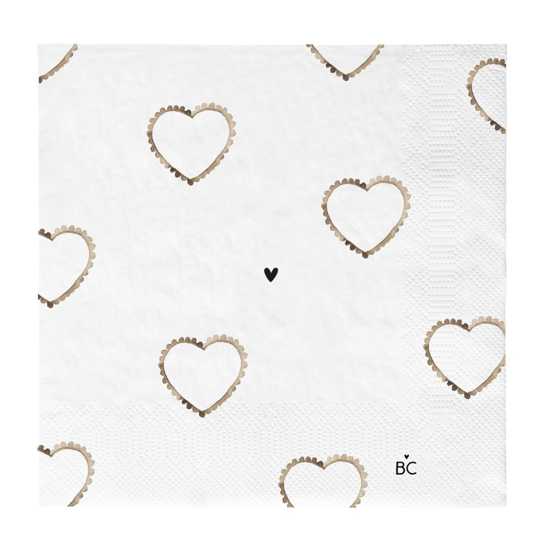 Tovaglioli in carta Hearts