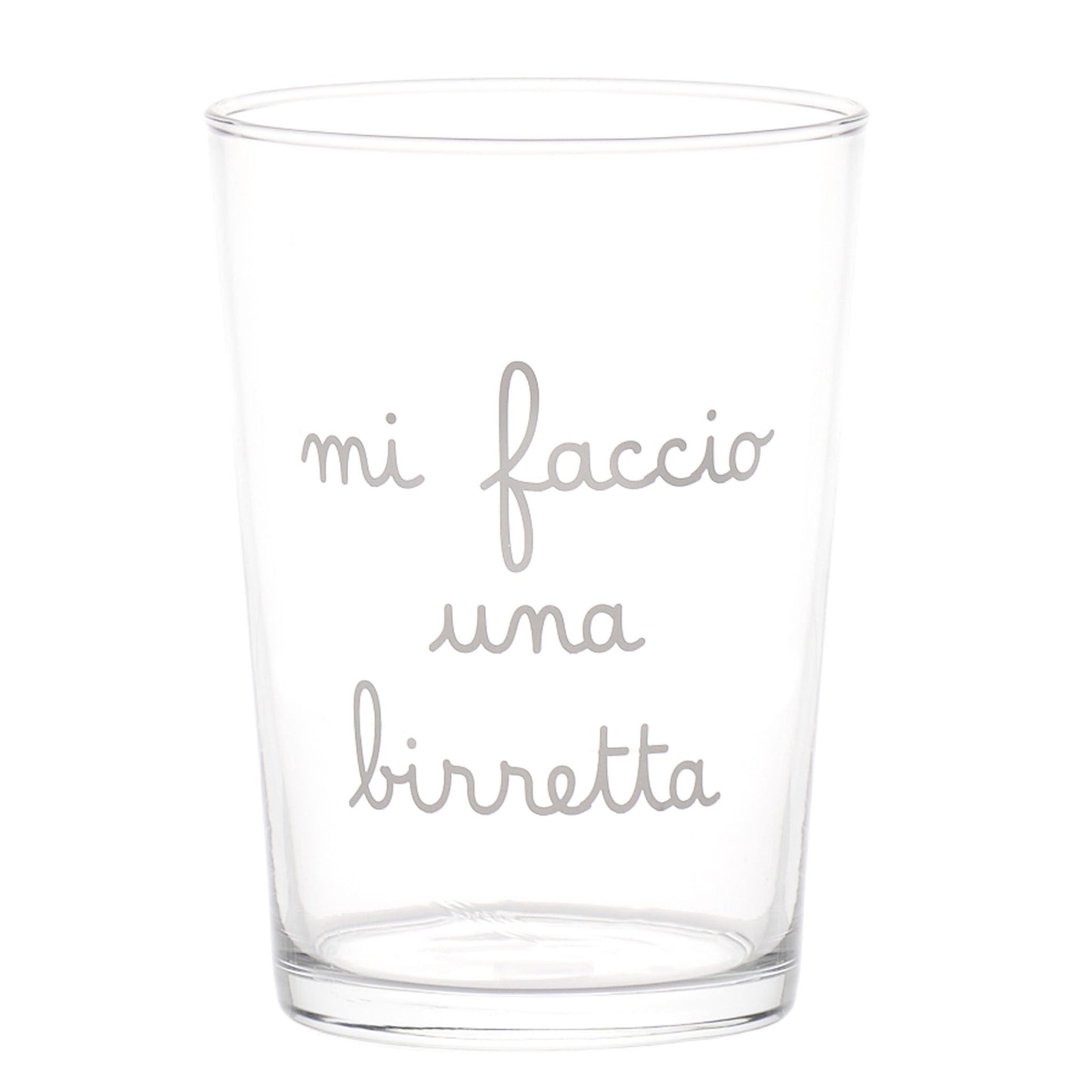 Bicchiere birra Mi faccio una birretta