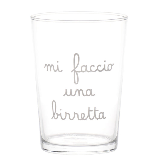 Bicchiere birra Mi faccio una birretta