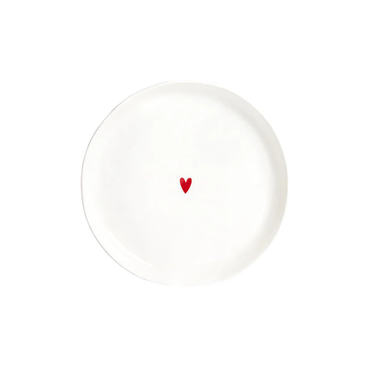 Set 2 Piatti Dessert Cuore