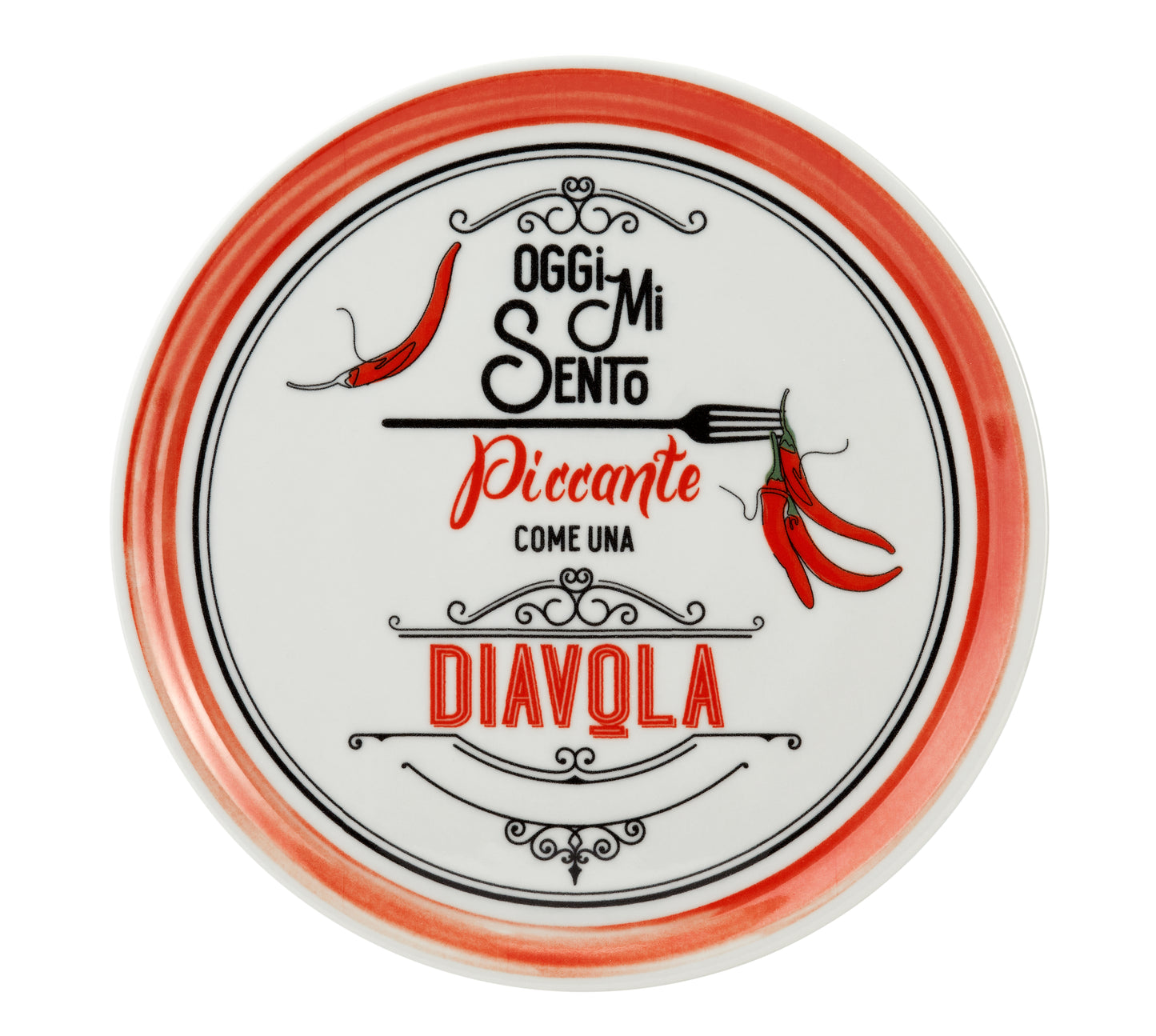 Set 2 piatti pizza Diavola