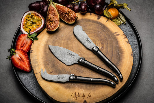 Set 3 coltelli formaggio Premium