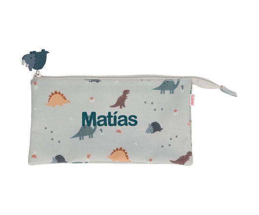 Astuccio Tris Scuola Dinos World Personalizzabile