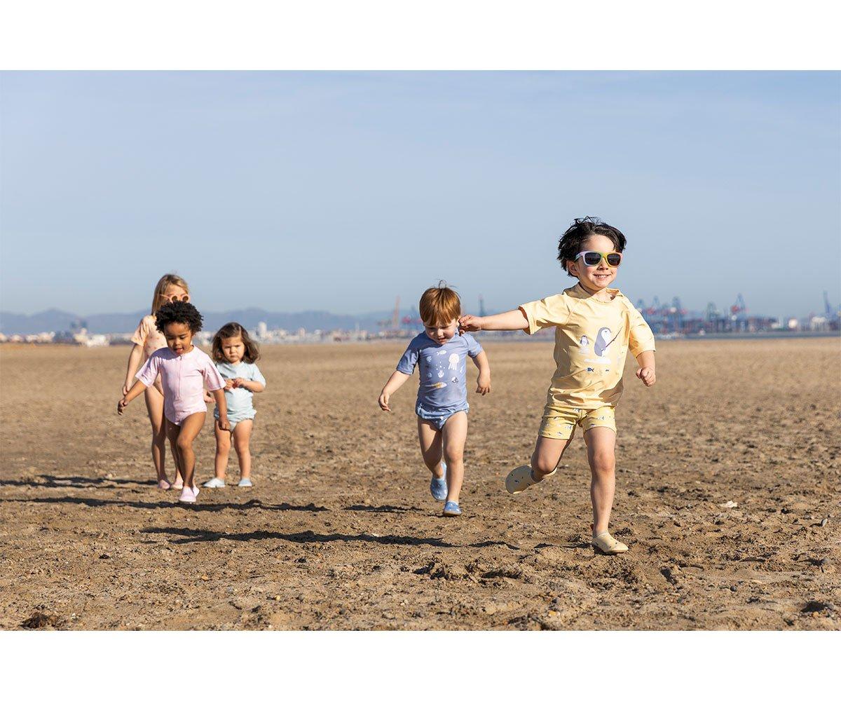 T-Shirt Nuoto Protezione Solare - Polipo - 12/18M