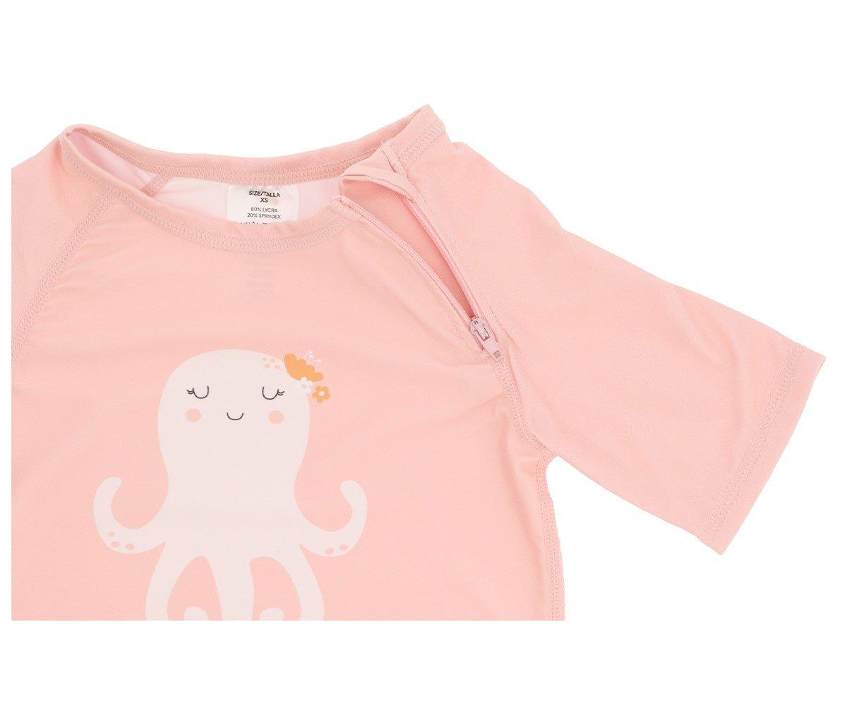 T-Shirt Nuoto Protezione Solare - Polipo - 12/18M