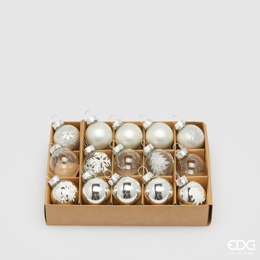 Palla Fiocco neve 15 pz.