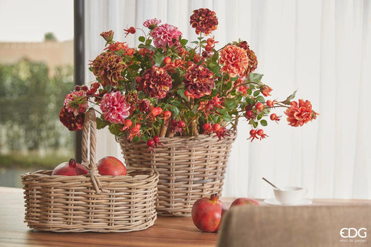 Cesto rotondo con manici