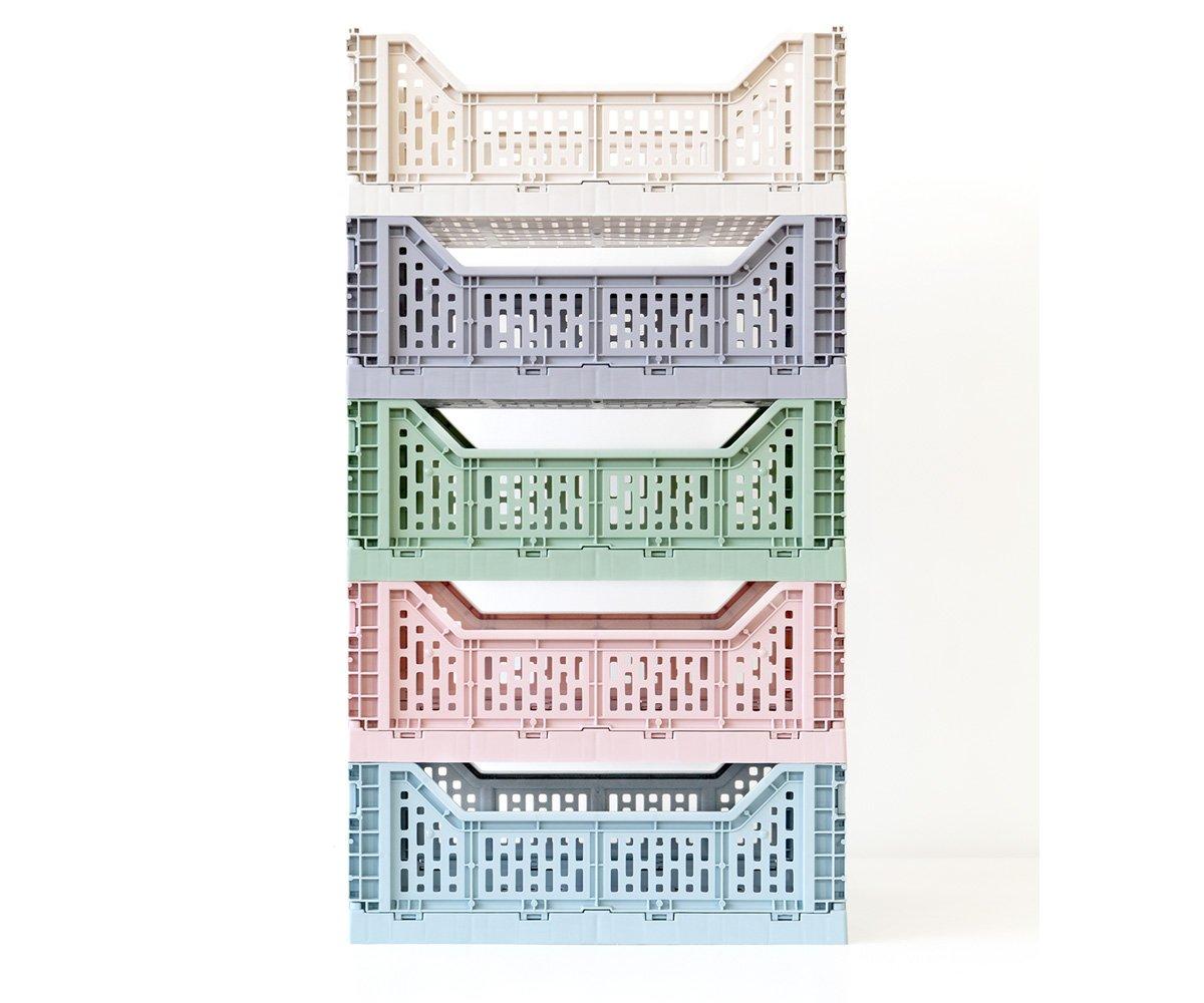 Cesta Pieghevole Midi Old Rose