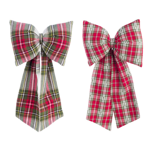 Decoro fiocco Tartan