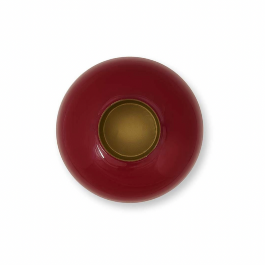 Vaso metal Dark Red