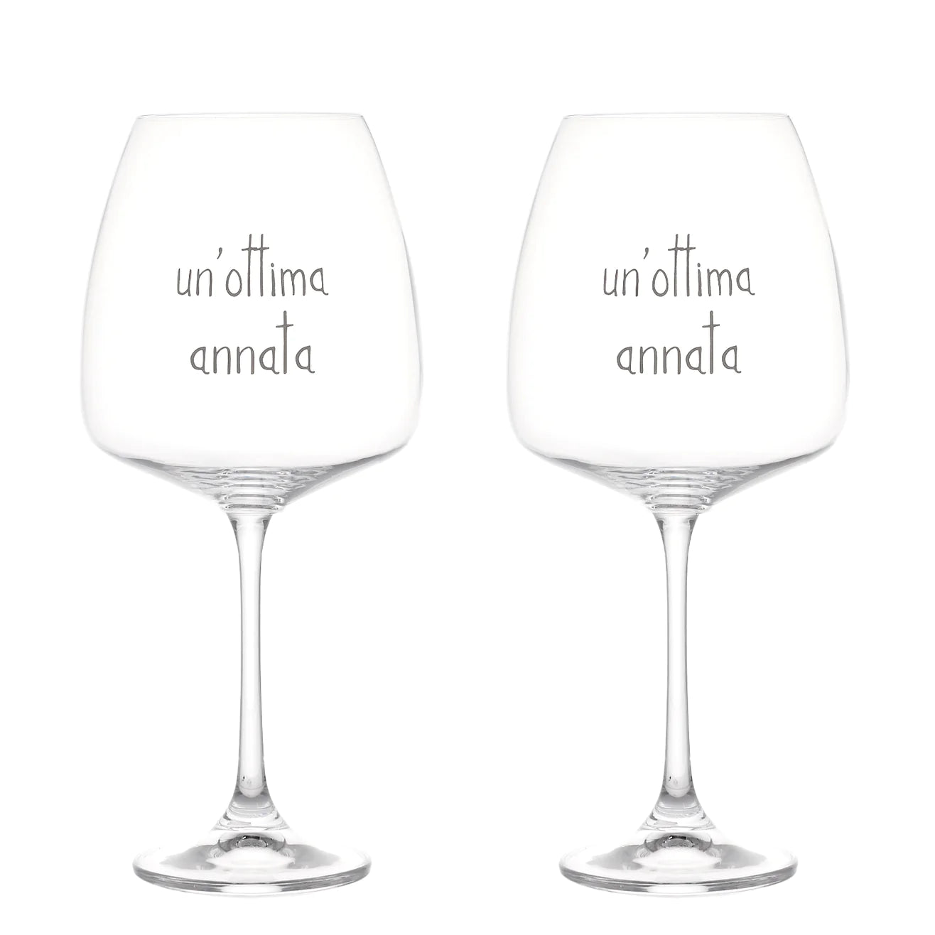 Set 2 calici vino Un’ ottima annata