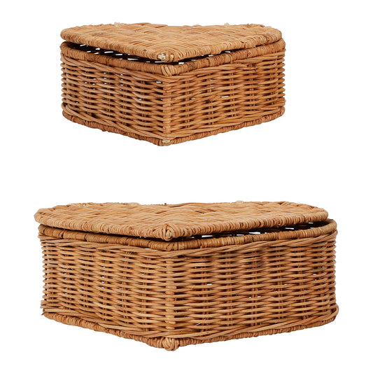 Cestino “Cuore” con coperchio