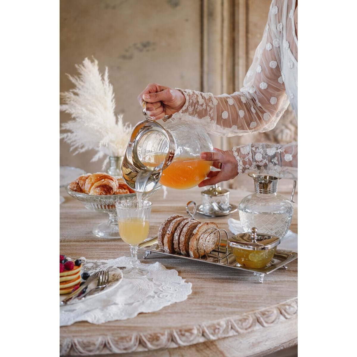 Set vassoio/porta toast/salsiera