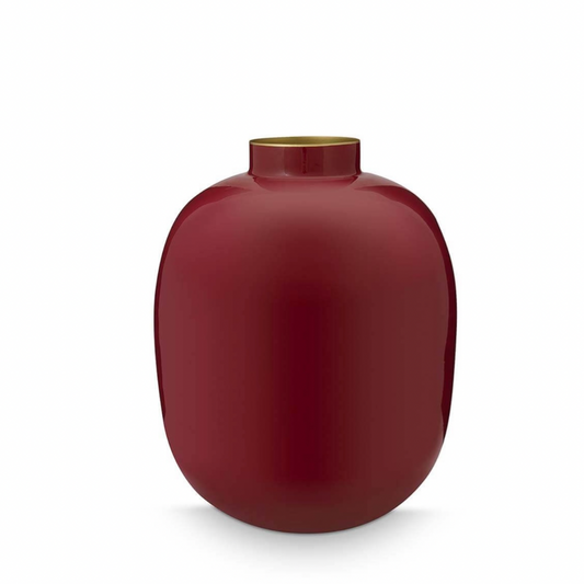 Vaso metal Dark Red