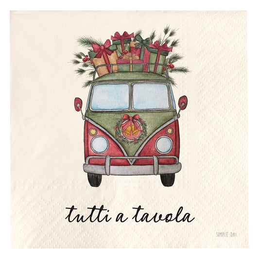 Tovaglioli in carta Tutti a tavola