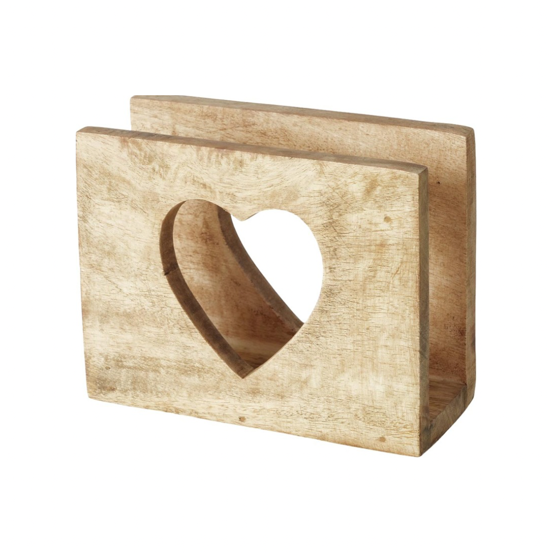 Porta tovaglioli con cuore