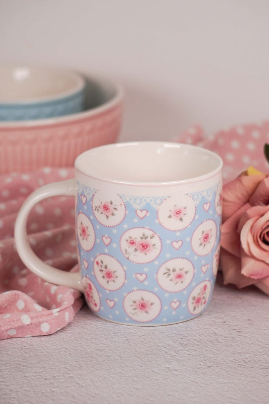 Mug Cuori e rose