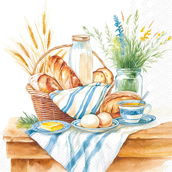 Tovaglioli in carta "Breakfast Time"