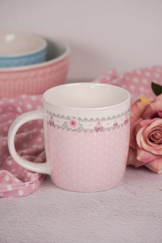 Mug Pois e rose