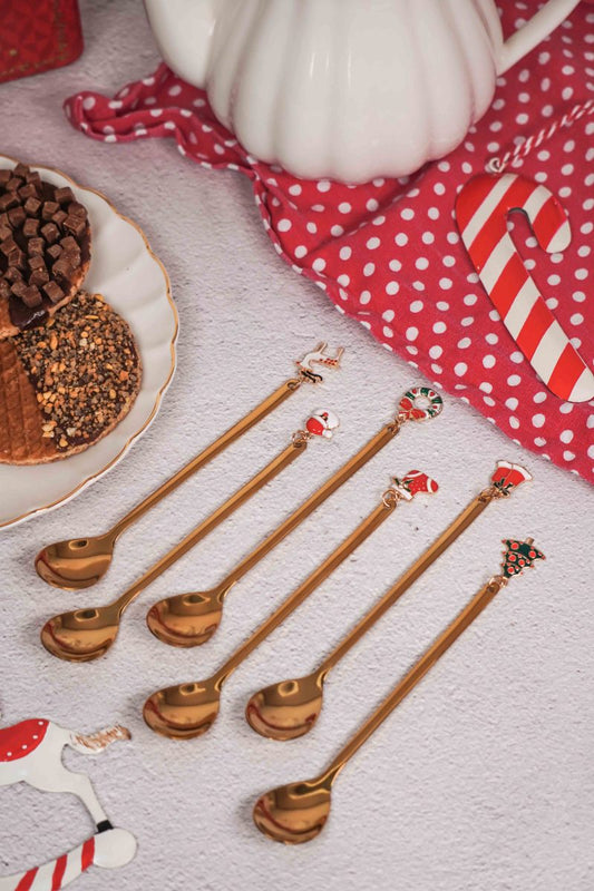 Cucchiaino acciaio inox - Oro