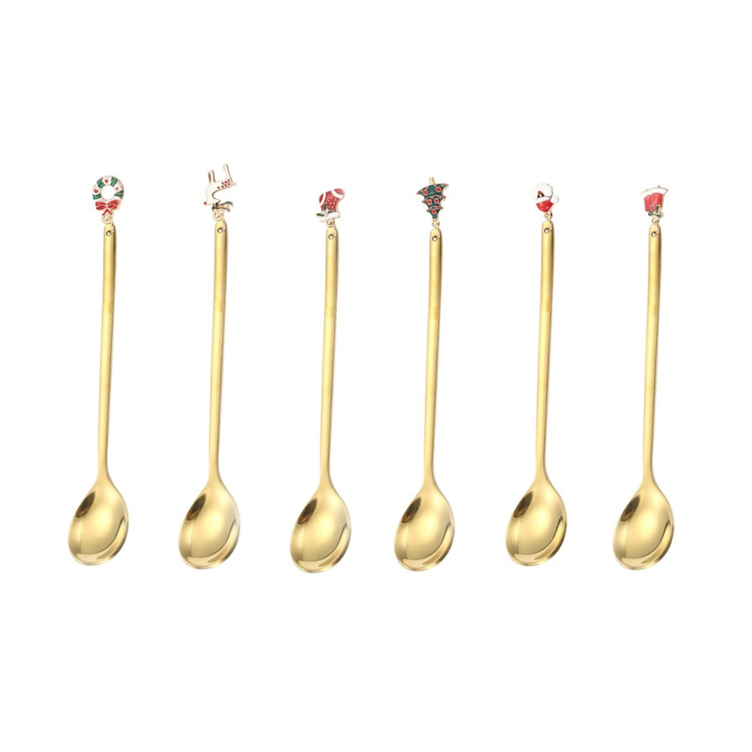 Cucchiaino acciaio inox - Oro