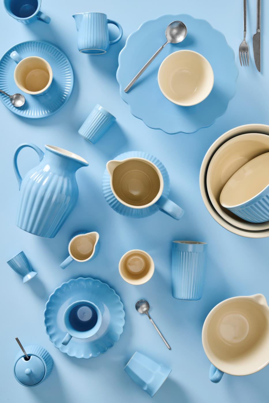 Cafe latte mug Mynte Blue Bell