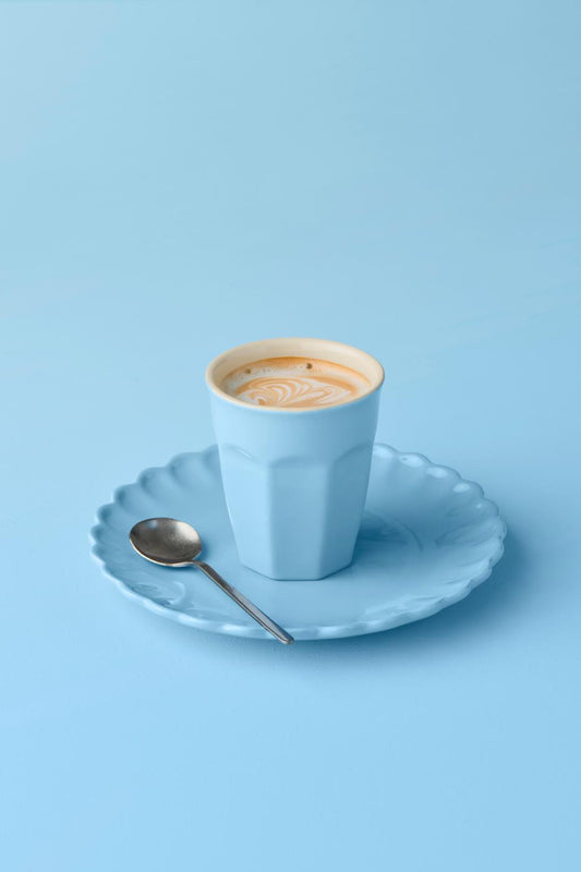 Cafe latte mug Mynte Blue Bell