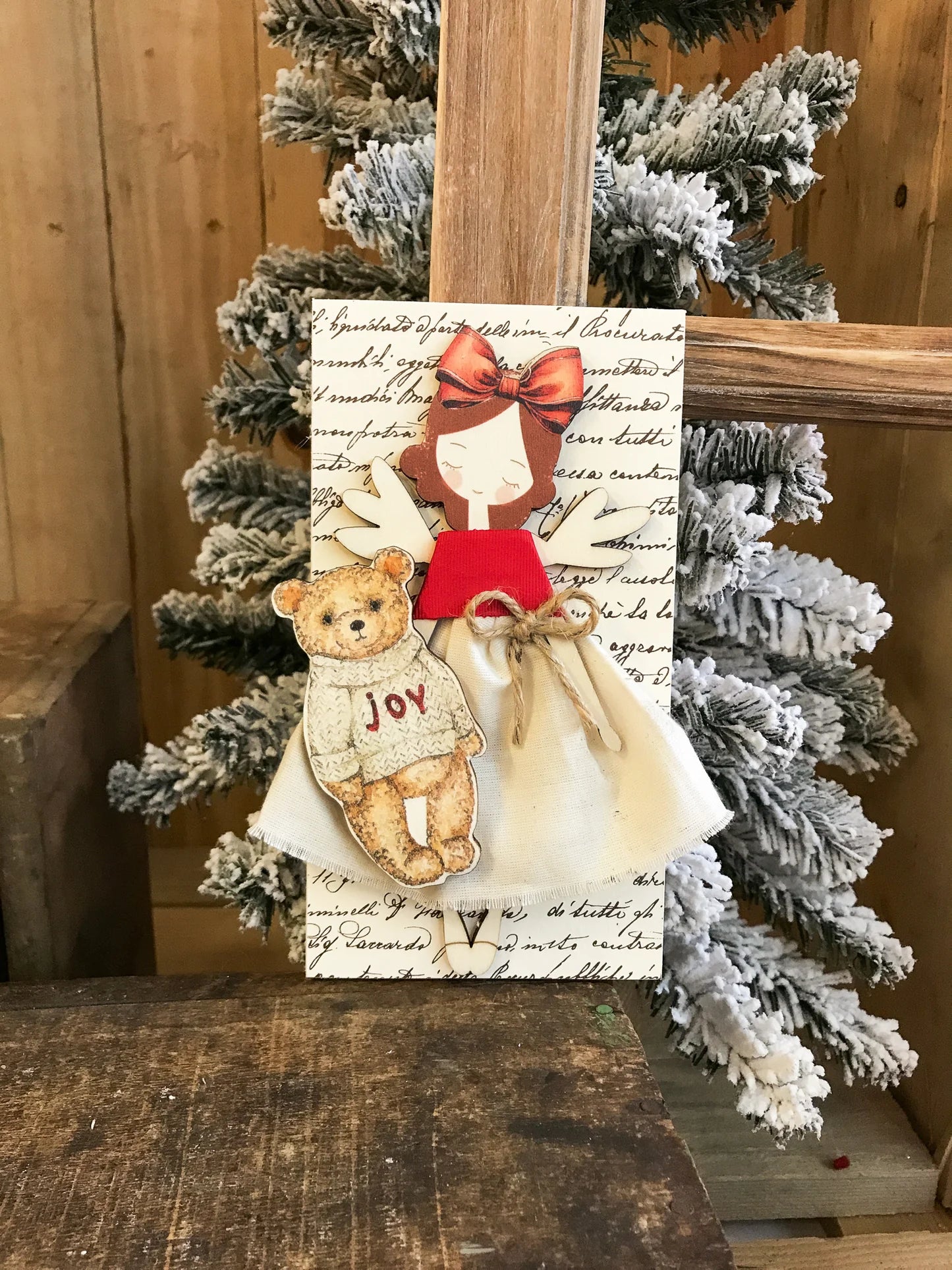 Quadro Angelo dei dolci auguri