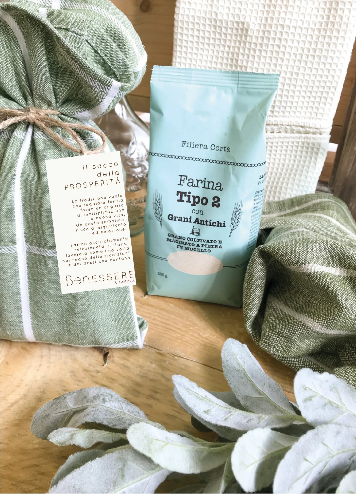 Canovaccio Il sacco della prosperità con farina