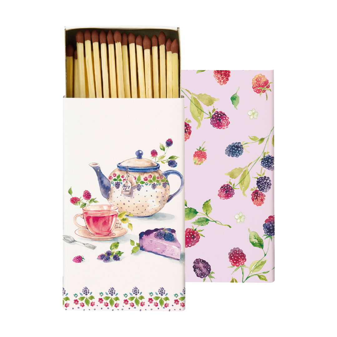 Scatola fiammiferi “Berry Teatime”