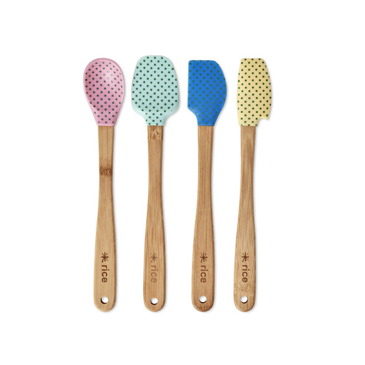 Set 4 cucchiai e spatole in silicone - Show Your True Colors