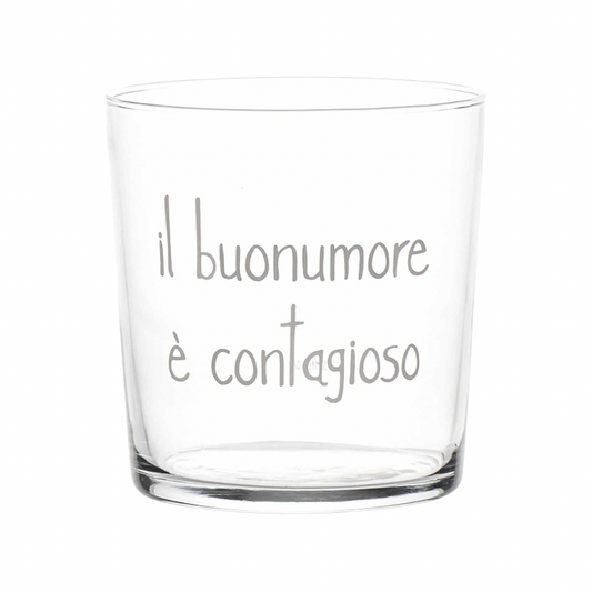 Bicchiere Il buon umore è contagioso