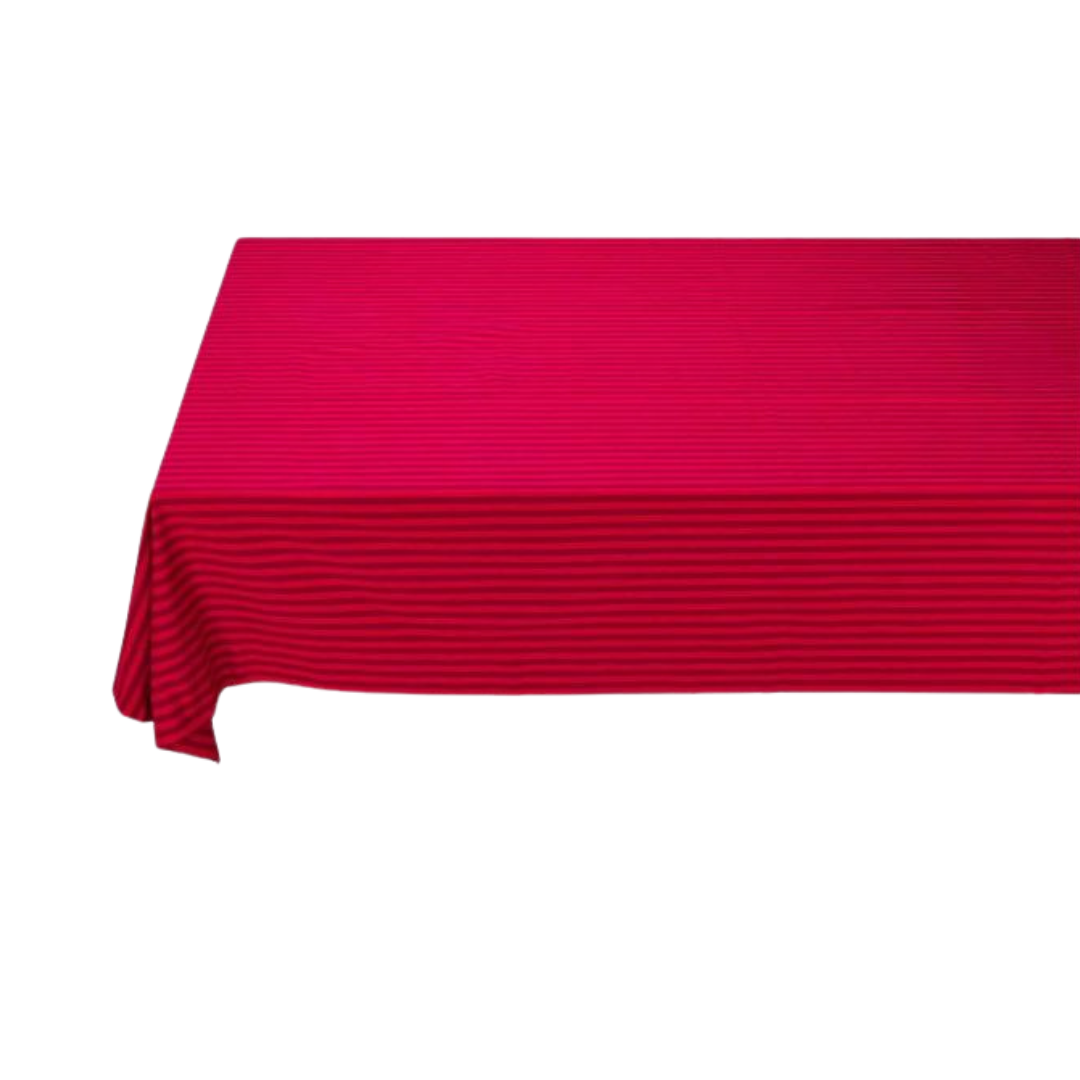 Tovaglia Stripes Dark Red