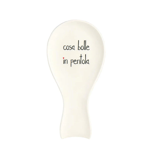 Poggia mestolo Cosa bolle in pentola