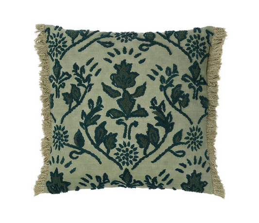 Federa per cuscino Green Wash Khaki