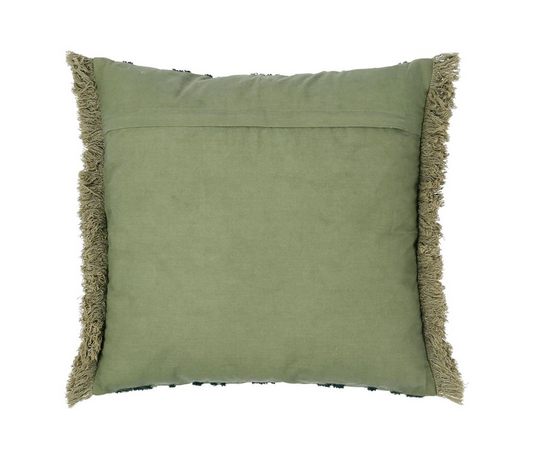 Federa per cuscino Green Wash Khaki