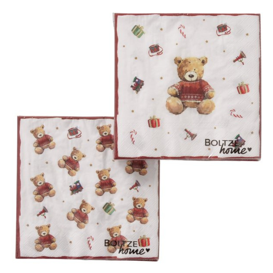 Tovaglioli in carta orso "Bailey"