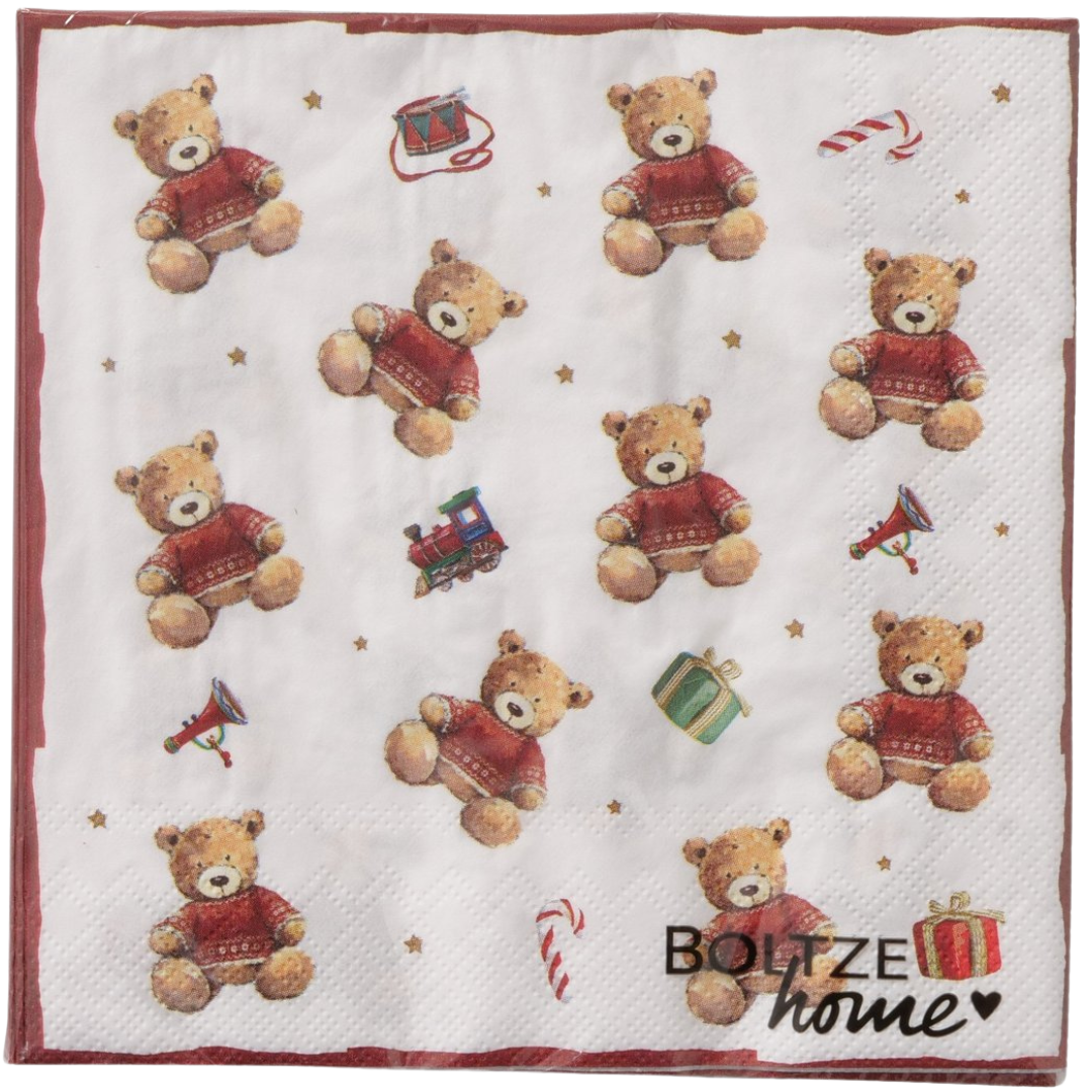 Tovaglioli in carta orso "Bailey"