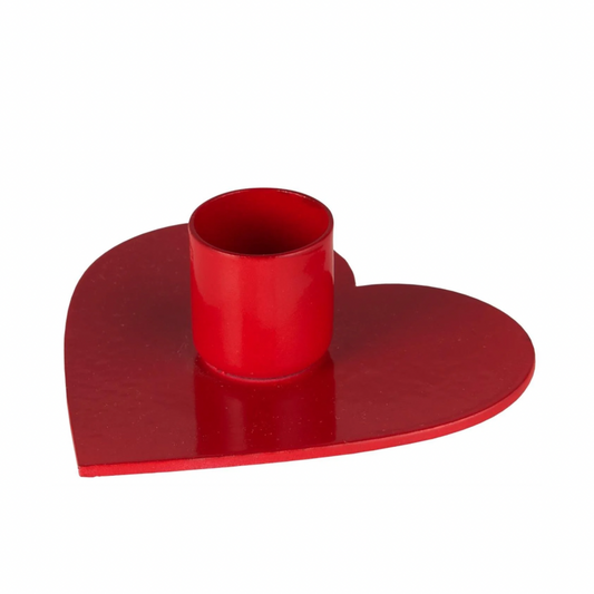 Porta candela cuore