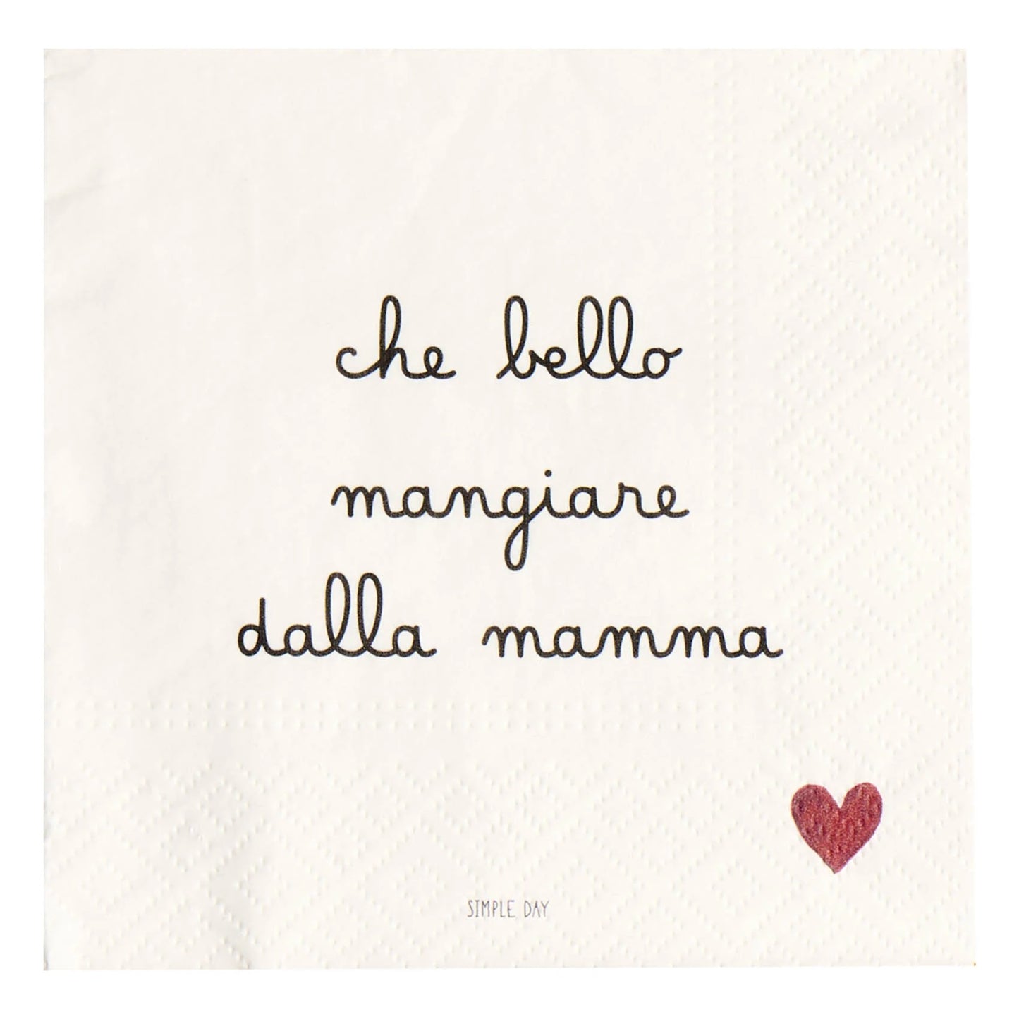 Tovaglioli in carta Che bello mangiare dalla mamma