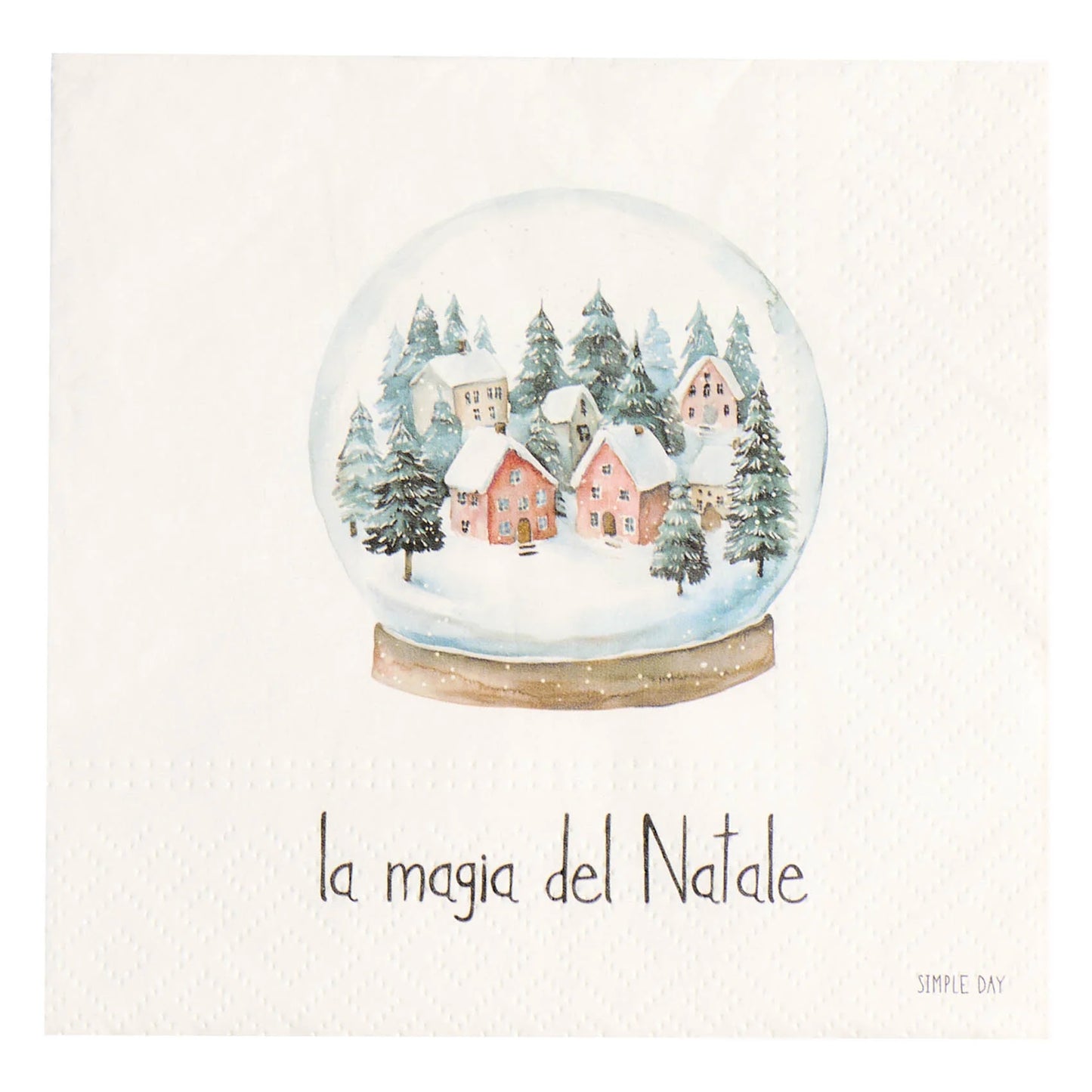 Tovaglioli in carta La magia del Natale