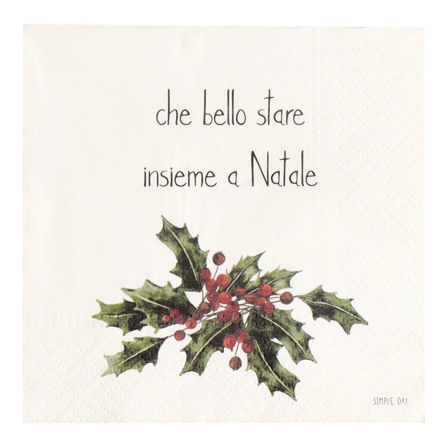 Tovaglioli in carta Che bello stare insieme a Natale