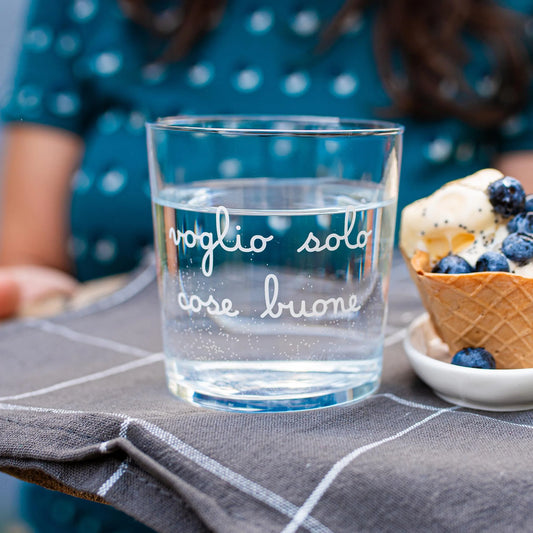 Bicchiere Voglio solo cose buone