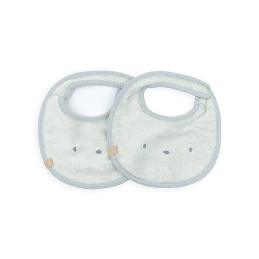 Set Bavaglini 2 pezzi - Sky Grey