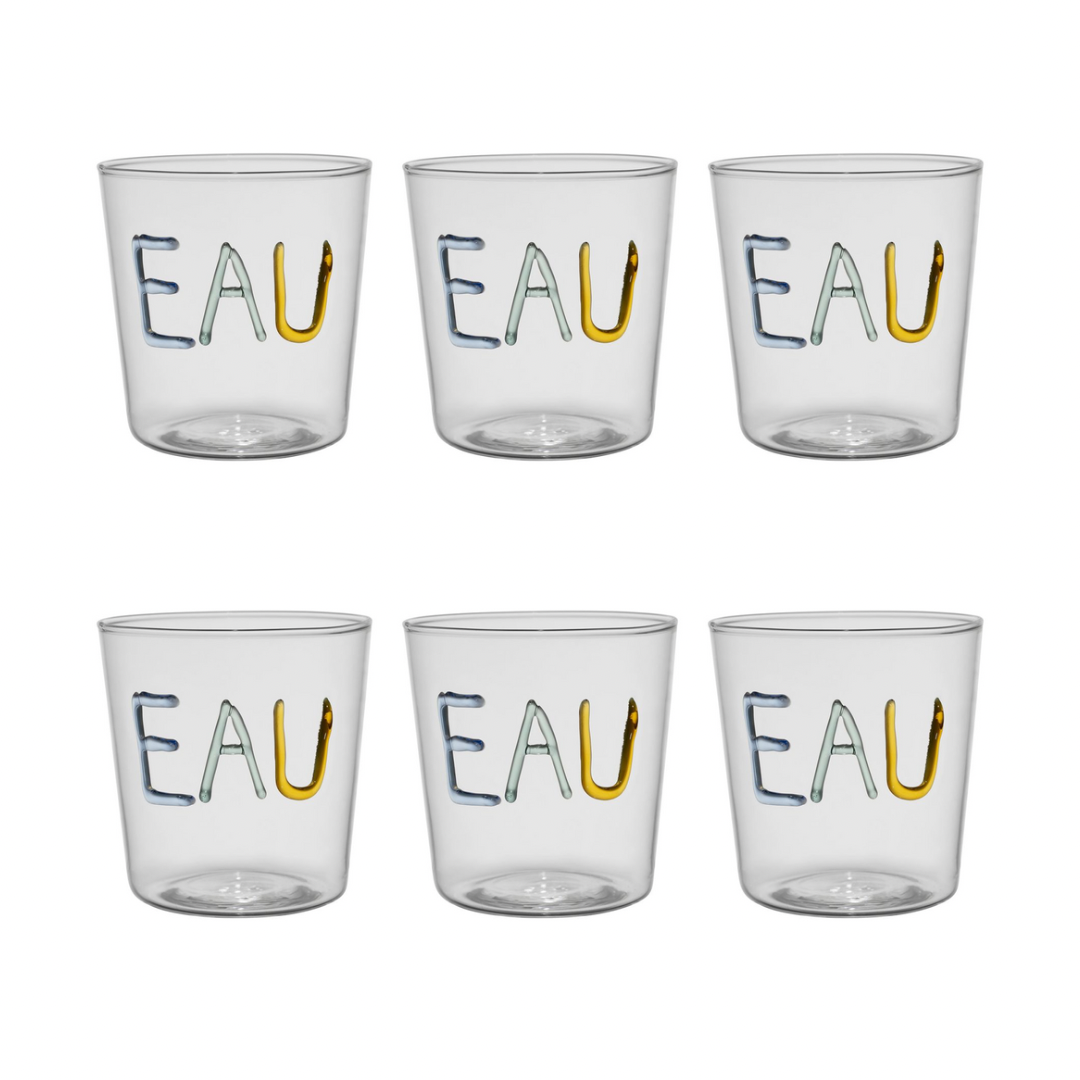 Bicchiere EAU set 6 pezzi