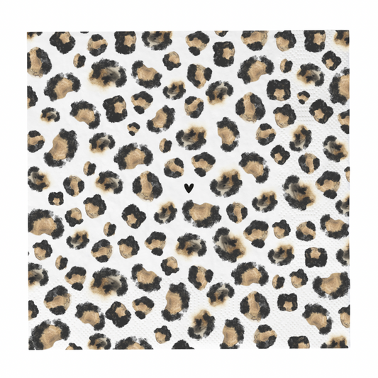 Tovaglioli in carta Leopard