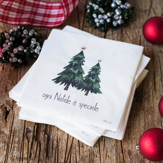 Tovaglioli in carta Ogni Natale è speciale