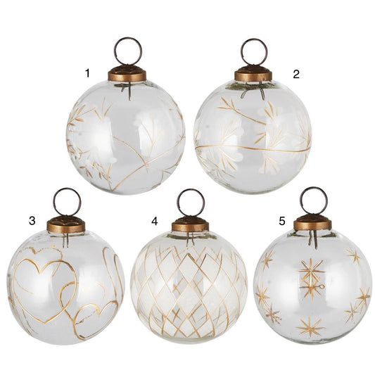 Palla con incisione - trasparente