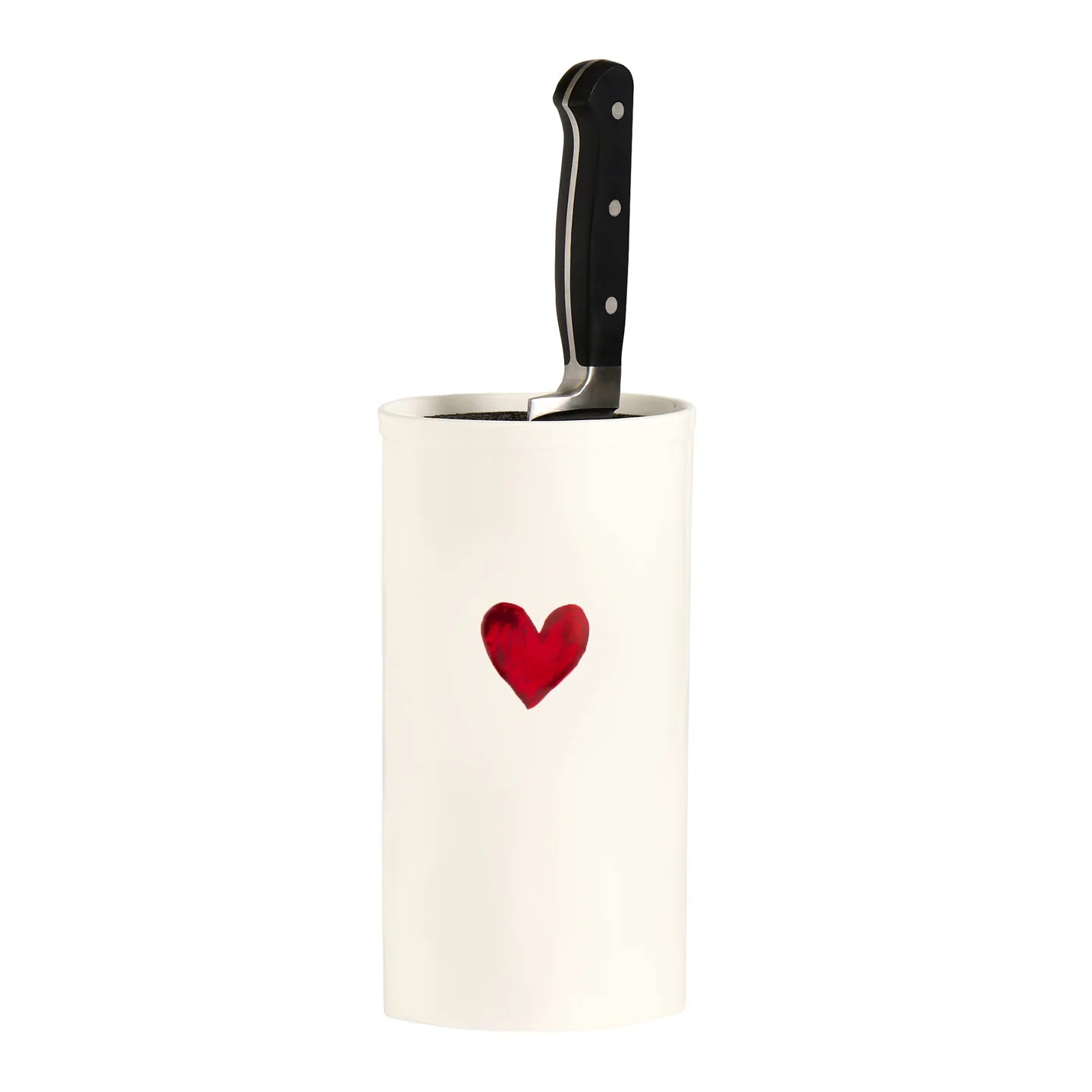 Portacoltelli Cuore rosso